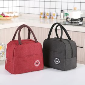 1pc Insulated Lunch Bag; Insulation Bento Pack; Aluminum Foil Rice Bag; Meal Pack; Ice Pack; Student Bento Lunch Handbag; Insulation Bag; Lunch Box Ba